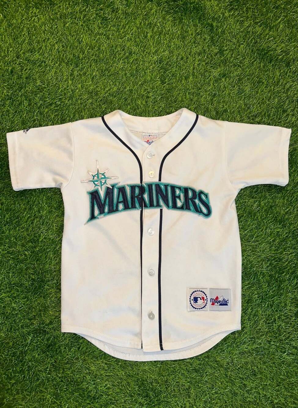 Majestic Seattle Mariners Jersey Size YOUTH S White